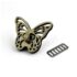 Le Fermoir Métallique en Forme de Papillon à verrou de couleur Bronze N°2